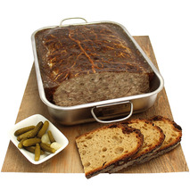 Pâté Vallée de l'Odet french pork meat aluminum dish ±4kg