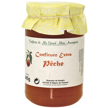 Hand-made peach jam 370g