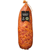 Uncooked Morteau sausage PGI french pork in natural gut vacuum packed x1 ±350g