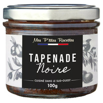 Black tapenade jar 100g