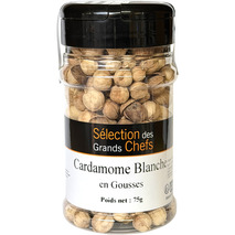 White cardamom pods tubo 330ml 75g