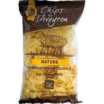 Chips artisanales françaises nature sachet 125g