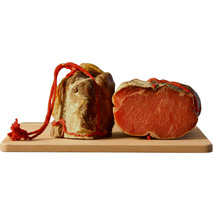 A Salameria lonzo without fat LPF from Corse vacuum packed ±500g
