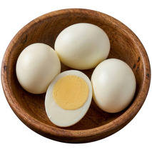 Shelled hard-boiled eggs bucket x75