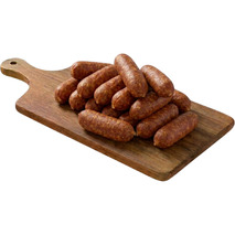 Mini saucisse fumée supérieure cuite boyau naturel porc français 25x60g