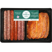 Plancha Barbecue (6 assorted sausages, 4 Provençal pork loin) LPF ±650g
