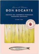 Filets d'anchois de Cantabrie Boquerones à l'huile d'olive vierge extra 140g