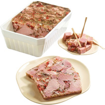 Marbled ham and shoulder Provençal-style in jelly LPF 3kg