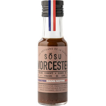 Artisanal Worcester-style sauce with apple cider vinegar bottle 110g