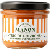 Trio of Peppers with Espelette Pepper AOP jar 100g