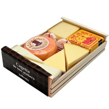 Platter of 5 cheeses (cow and goat) and butter (2 x 20g) | Cagette de nos ateliers 985g