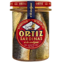 Sardines in olive oil jar 190g