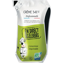 UHT-Sterilized Cream 34% Fat BBC Ecolean Pouch 1L