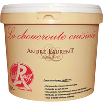 Cooked sauerkraut Label Rouge bucket 5kg
