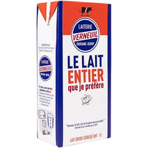 UHT full-fat milk french origin 1L