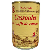 Cassoulet with duck confit tin 1/2