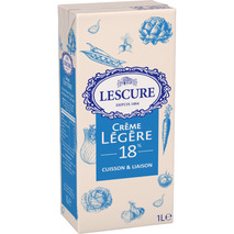 Light UHT cream18% fat 1L
