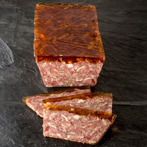 Pork head with parsley turned-out terrine French free-range pork vacuum packed ±2.2kg
