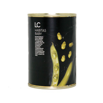 Petite fève extra fine à l'huile d'olive boîte 390g
