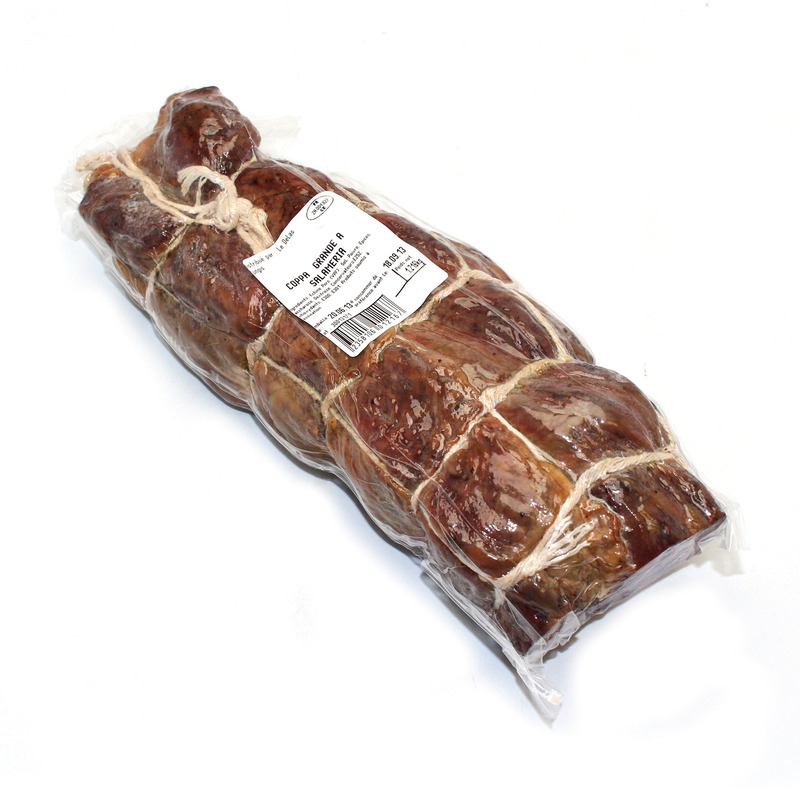 A Salameria coppa LPF from Corse vacuum packed ±1.2kg
