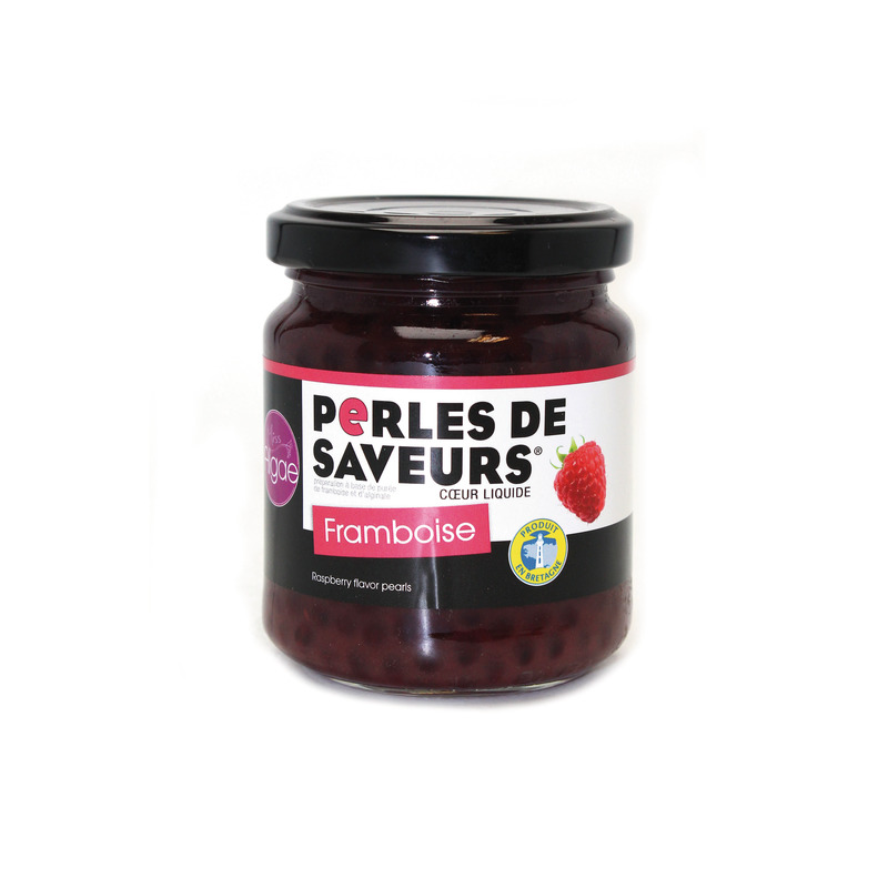 Raspberry flavor pearls jar 200g