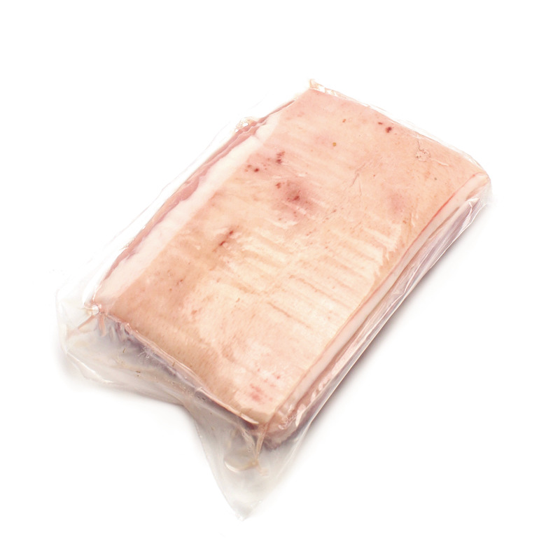 Semi-salted boneless pork belly vacuum packed ±2kg