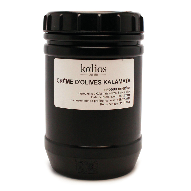 Kalamata olive paste container 1.6kg