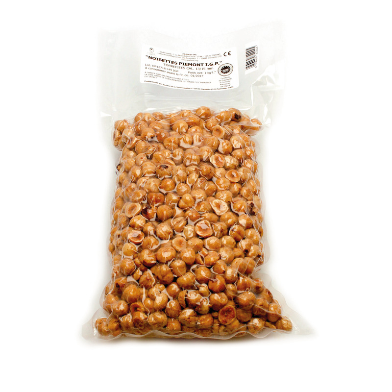 Roasted Piedmont hazelnuts PGI vacuum packed 1kg