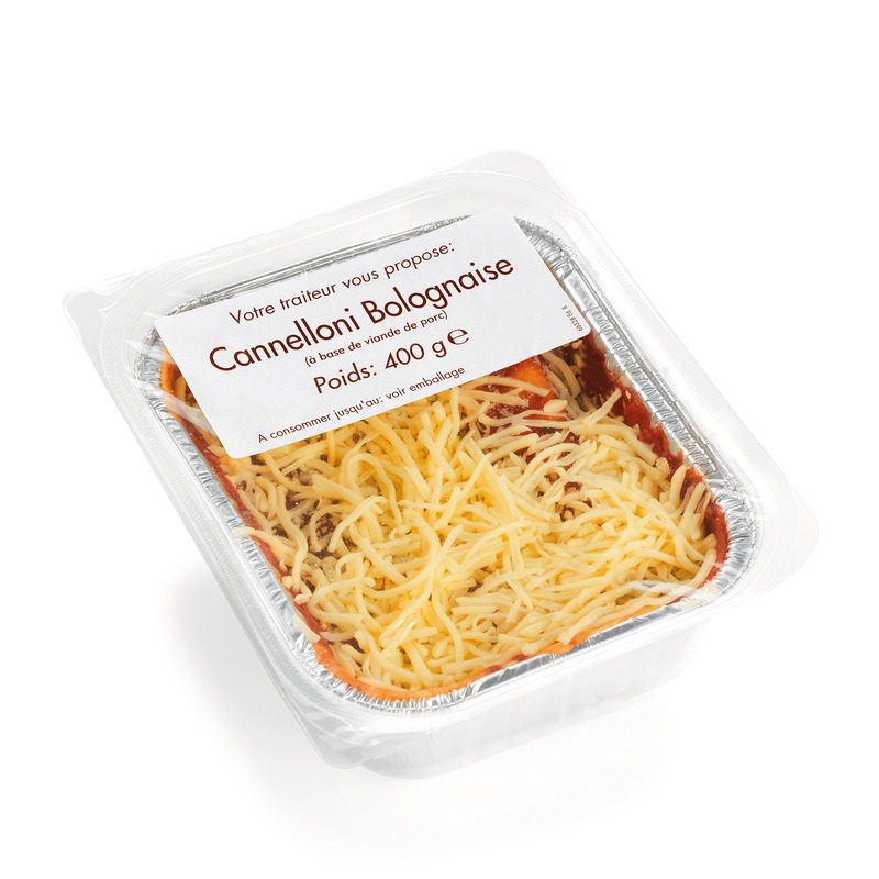 Cannelloni bolognaise barquette 400g