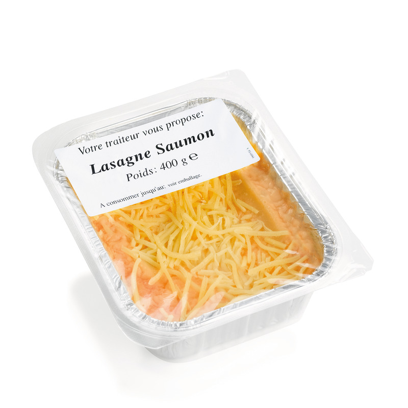 Lasagne au saumon barquette 400g