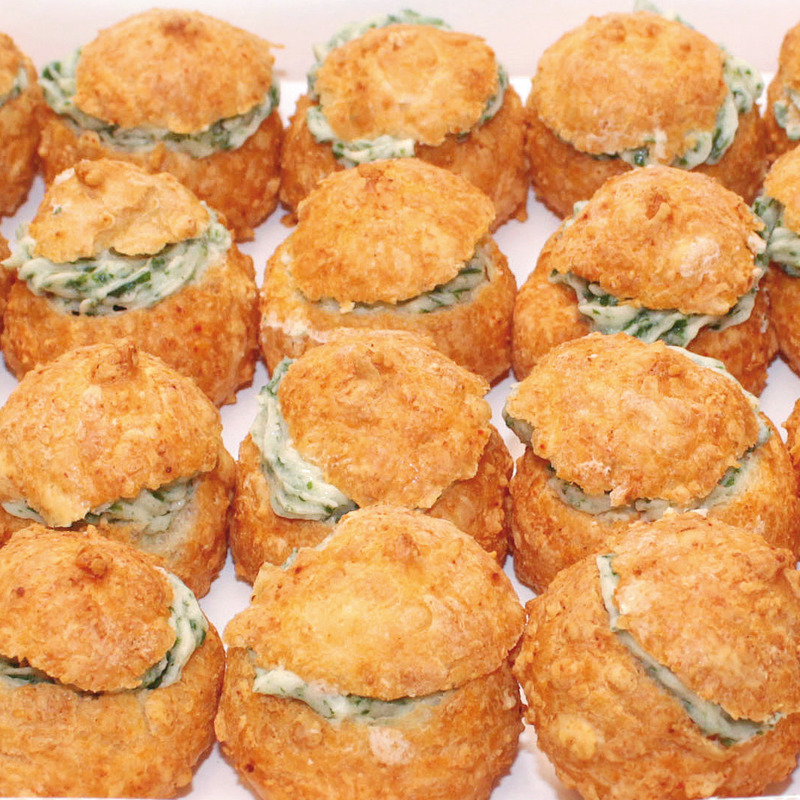 ❆ Baby pastry puffs with Burgundy snails and parsley butter 24x12g