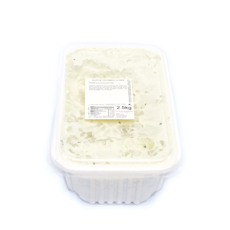 Salade de concombres à la crème 2,5 kg