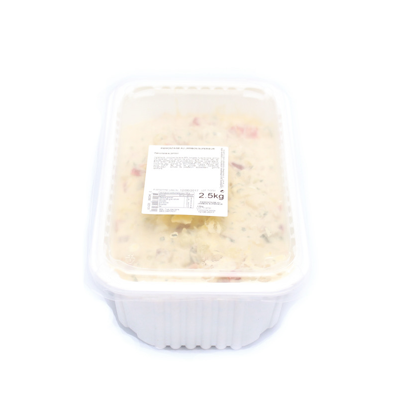 Salade piémontaise au jambon supérieur français sans nitrite ajouté 2,5kg