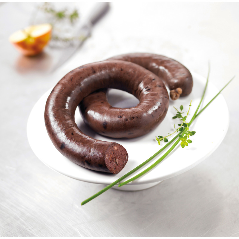 Black pudding with onions LPF vacuum packed ±1.7kg