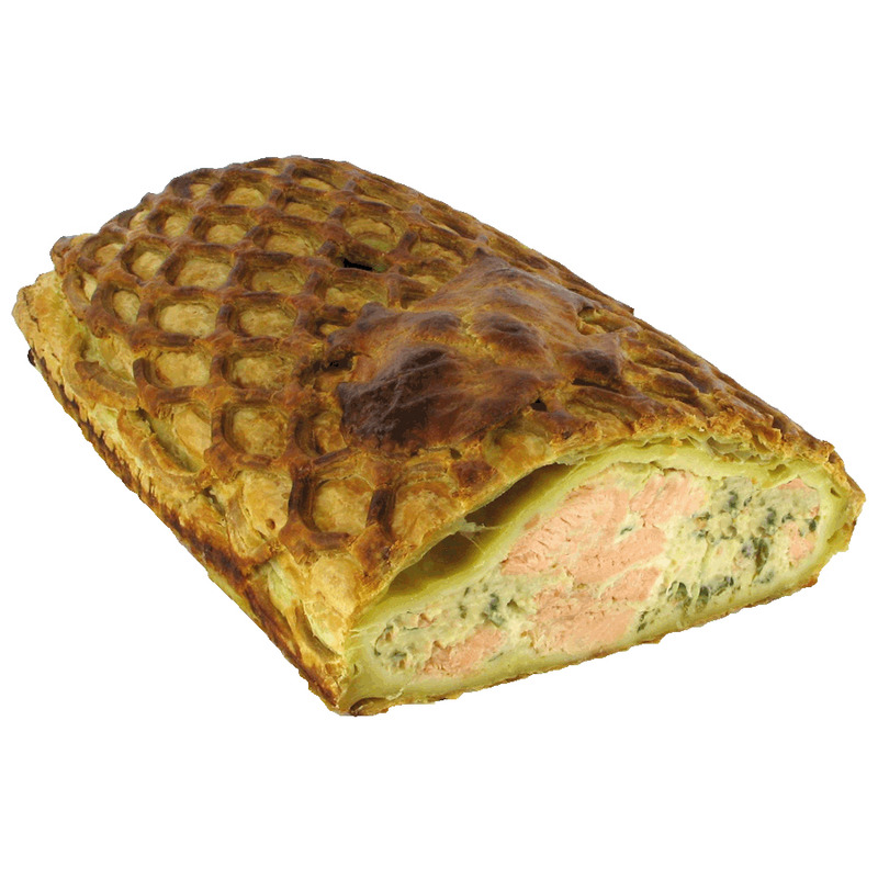 Feuillantine aux deux saumons Atlantique s/ at 2,2-3kg