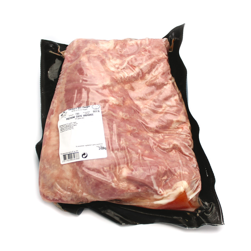 Poitrine de porc cuite LPF s/ vide ±3kg