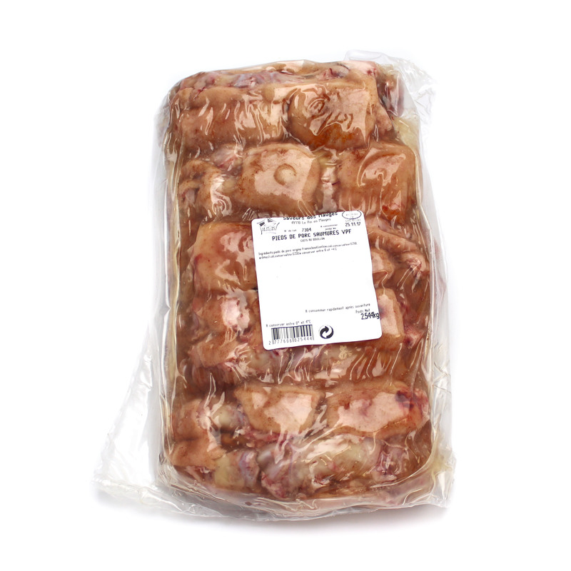 Pied de porc saumuré cuit LPF s/ vide x5 ±2,5kg