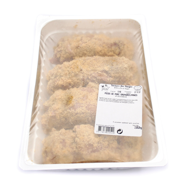 Breaded cooked trotter LPF atm.packed x4 ±1.6kg