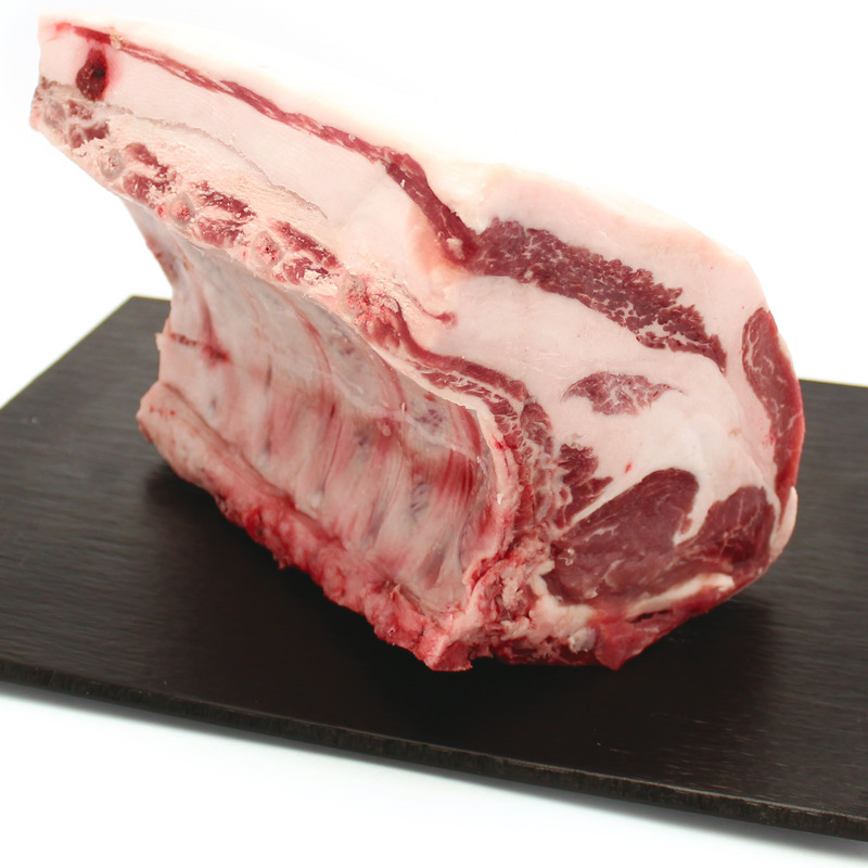 Noir de Bigorre pork rack with bone vacuum packed 2.5kg