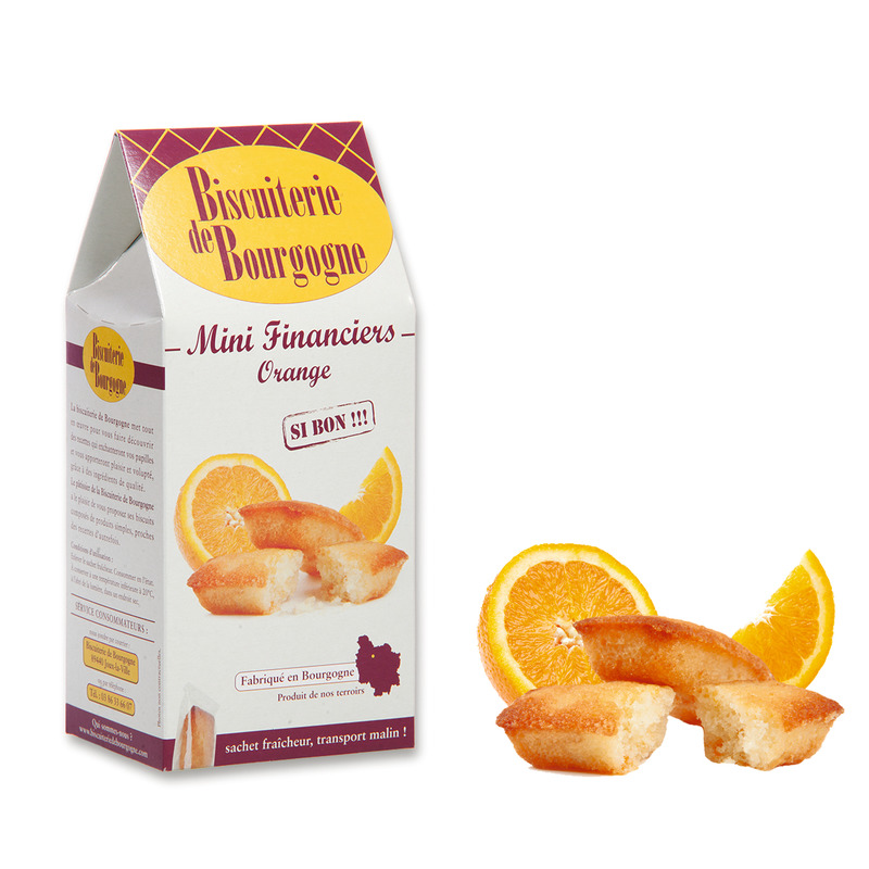 Baby orange financier x±15 box 150g