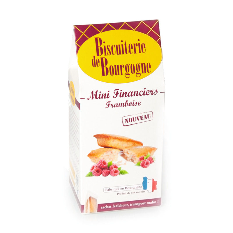 Baby raspberry financier x±15 box 150g