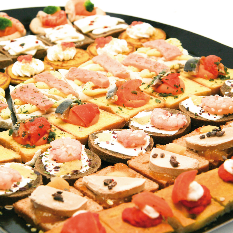 ❆ Creative recipe canapés x52 380g