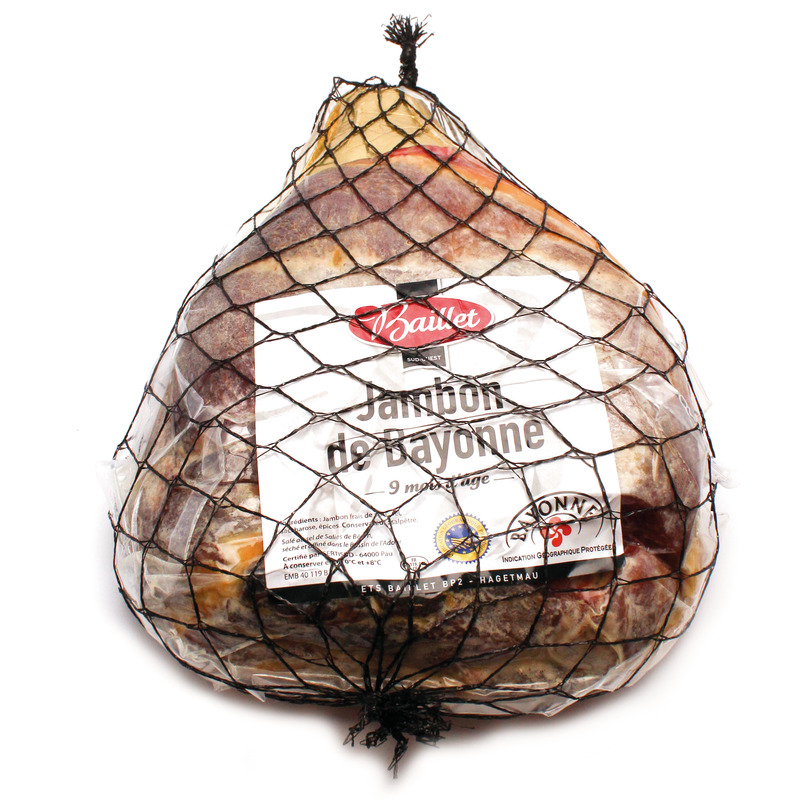 Jambon sec de Bayonne IGP 9 mois s/ os ±6kg