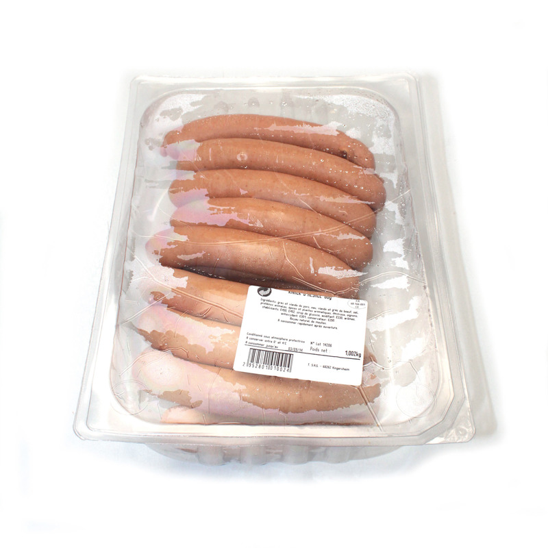 Alsace Knack sausage atm.packed 16x±60g