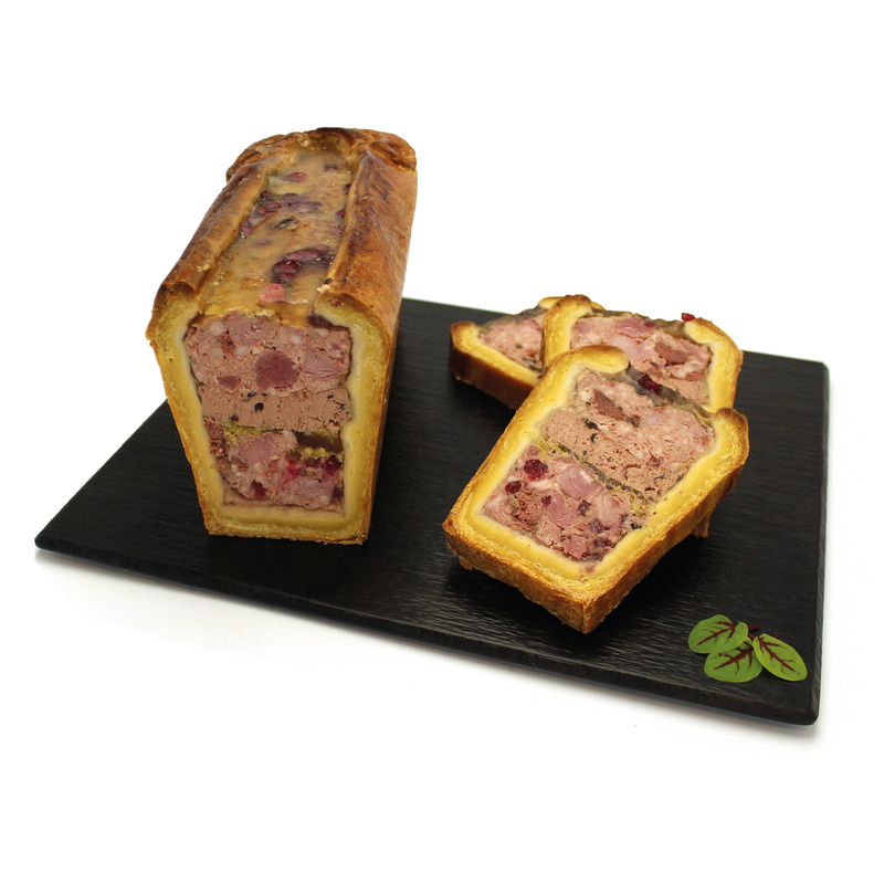 Pâté en croûte 1/2 de chevreuil aux airelles ±2,25kg