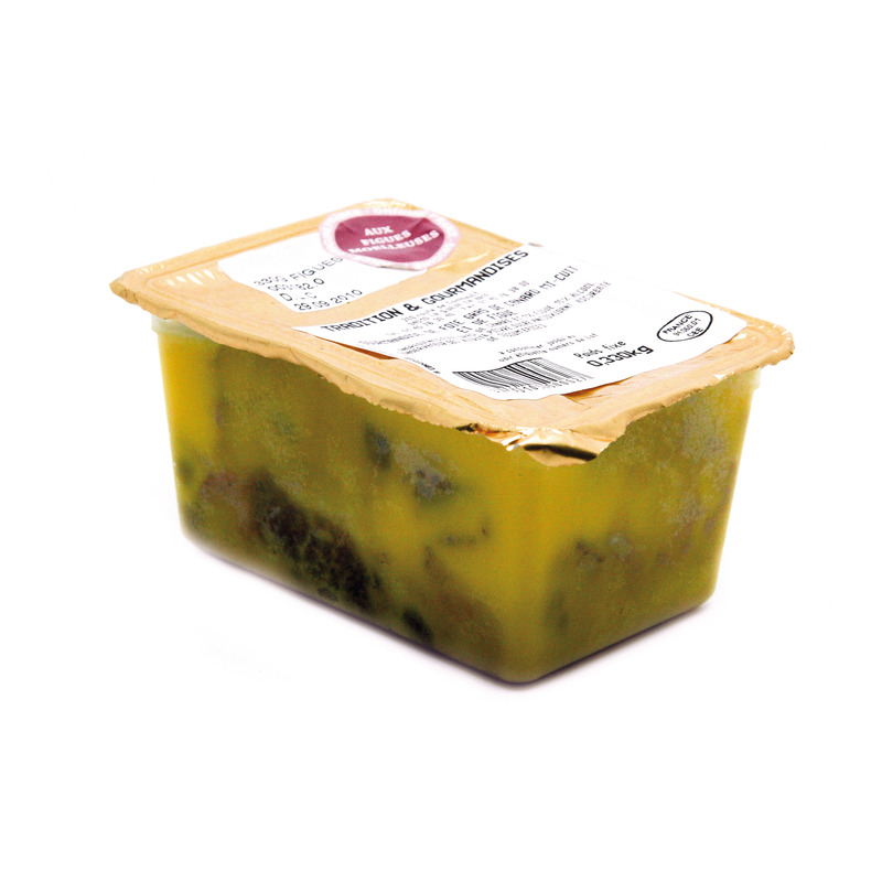 Lightly cooked duck foie gras with figs 10% vacuum packed 270g