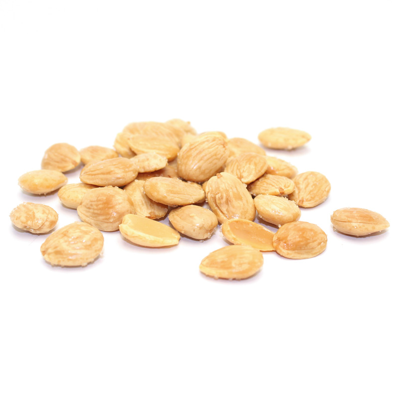 Fried blanched Marcona almonds jar 125g