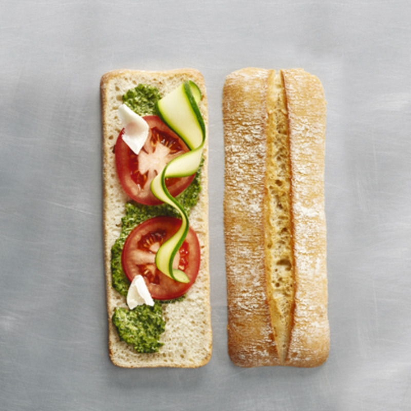 ❆ Fluffy sandwich and panini bread nature 64x100g