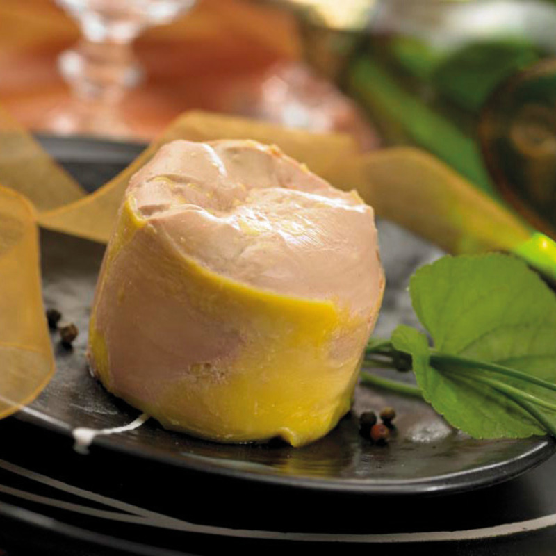 Preserved whole french duck foie gras jar 125g