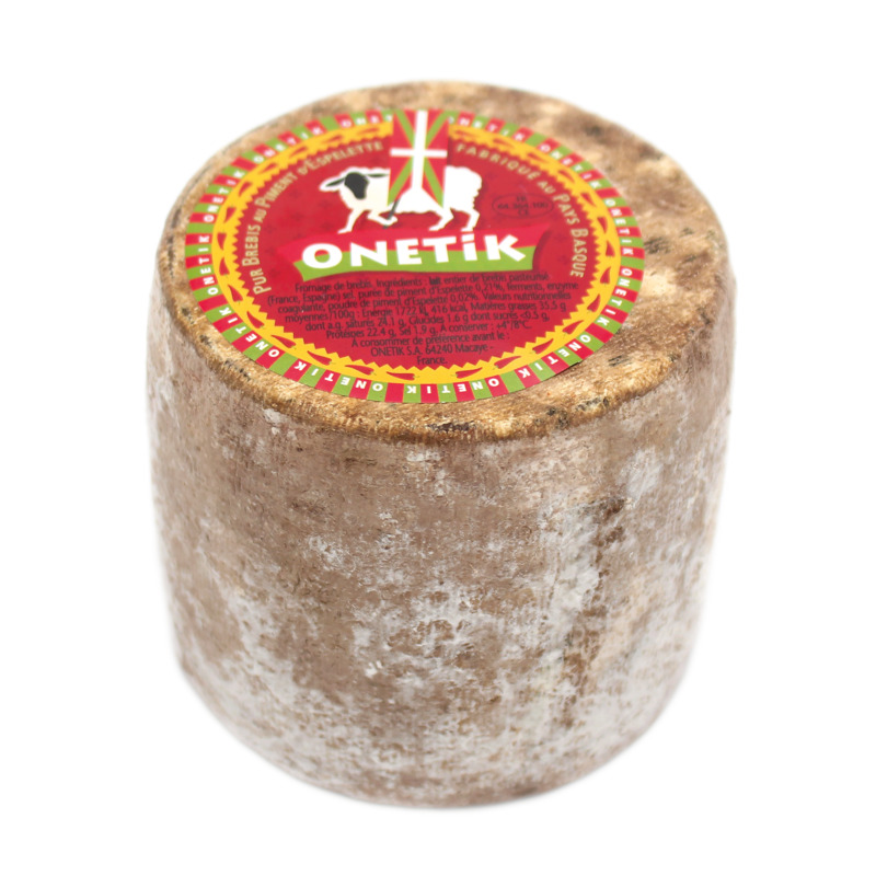 Sheep's tomme from Iraty region with Espelette chilli pepper ±650g